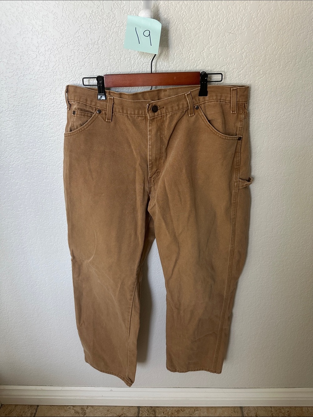 Dickies Men's Tan Cargo Work Pants